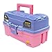 Plano 2-Tray Tackle Box with Dual Top Access, Periwinkle/Pink, One Size (620292)