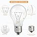 Hoimuv 100 Watt Incandescent Light Bulbs, A19 Clear Incandescent Rough Service Light Bulb,A19 100 WATT Incandescent Bulb Shatter Resistant Rough Service Light Bulb 100 WATTS A19 Shape (4)
