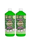 Fabulosa 4 in 1 Disinfectant and Deodoriser, Pet & Dog Friendly Artificial Lawn & Grass Cleaner, Urine Cleaner and Moss Growth Killer, Makes 100L, 1L, 2 Pack, Freshly Mowed Lawn