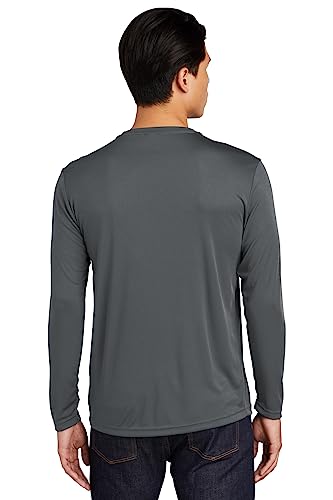 Sport-Tek Long Sleeve Posicharge Competitor Tee Xl Iron Grey #TOP3