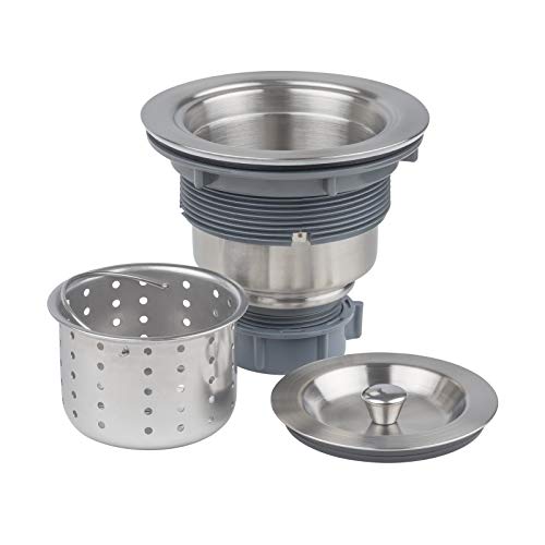 Colador universal para fregadero Miseno MNOSTR61 en acero inoxidable