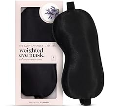 Lavender Weighted Satin Eye Mask