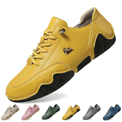 Men's Lightweight Sneakers for Walking Running Gym Training with Comfortable Cushioning Slip On Design Low Heel3