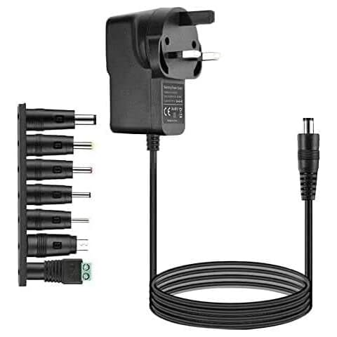 5V 2A Power Supply Adapter with 7 Tips Cover