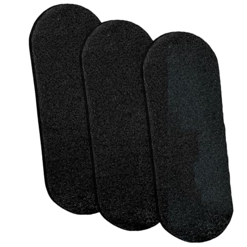 Fegtrtyoa Filtros para Ventiladores de Techo, Carbón Activado de, Accesorios para Ventiladores de Techo, Colector de Polvo, Apto para Todos los Ventiladores de Techo, Color Negro, 9,84 X 3,54 Pul