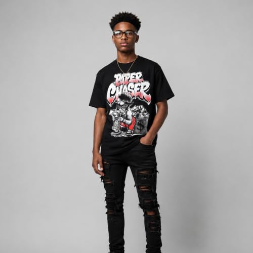 Image of DopeSkill Graphic Tee Streetwear Hip Hop Hypebeast Street Style Unisex T-Shirt Sneaker Colour Matching Shirts Swag Y2K Style