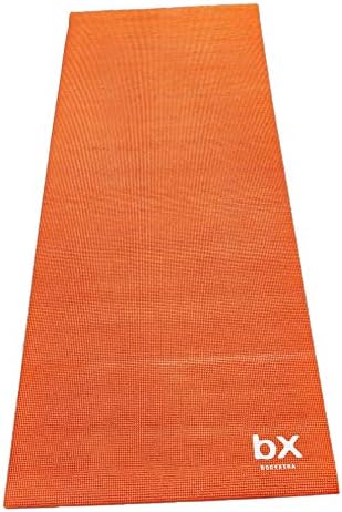 bX BodyXtra 5mm-PVC Yoga Mat, Orange