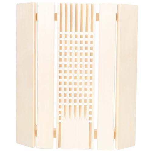 HOMSFOU Copertura per lampada da sauna rustica, resistente alle alte temperature, protezione per bagni turchi, decorazione elegante, funzionale, facile installazione, uso sicuro per sauna