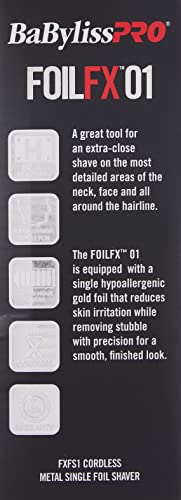 Babylisspro 26025492788 Barberology Foil Shaver Fxfs1 Silverfx Professional High-Torque Shaver thumb #13