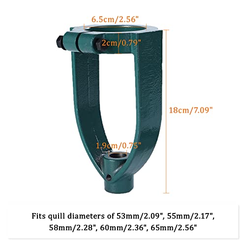 YUEWO Mortising Attachment for Drill Press, Bench Drill Locator Set for Mortising Chisels Drilling Machine, Square Hole Hollow Chisel Mortiser Drill Bit for Woodworking, Mortise and Tenon Joint Tools by YUEWO - Image 2
