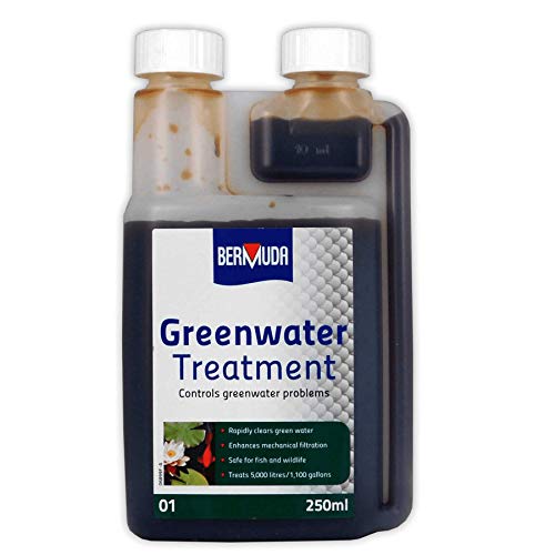 Bermuda Greenwater Treatment 250ml Clears Cloudy Green Pond Water