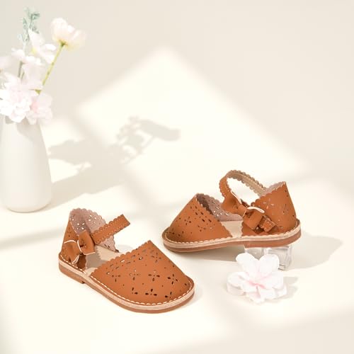 Image of GINFIVE Toddler Girls Sandals Girls Toddler Sandals Little Girls Kids Shoes