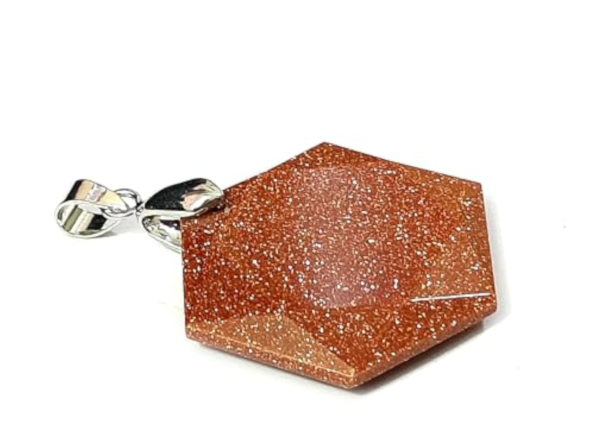 Stone Sandstone Star of David Shaped Pendant Necklace