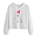 Produktbild Btruely Damen Hoodie Pullover Frau Herbst Mädchen Gedruckt Sweatshirt Casual Tops