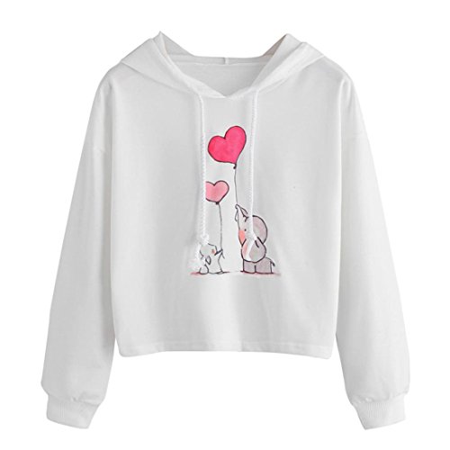 Preisvergleich Produktbild Btruely Damen Hoodie Pullover Frau Herbst Mädchen Gedruckt Sweatshirt Casual Tops