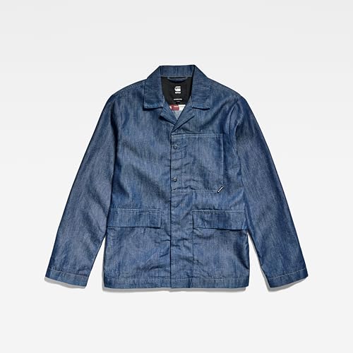 Miniatura 4 de G-Star Para Hombre Americana Marseille, Azul Worn In Cadet Blue D23027-D303-D910 , M