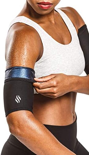 Sweat Shaper Women's Arm Trimmers (Black, Medium)