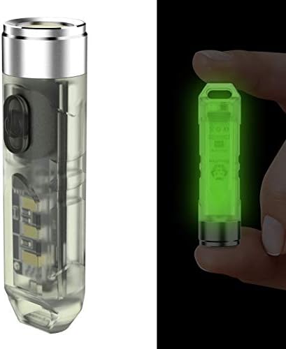 Led Flashlight Rechargeable 550 Lumens Luminous Mini Flashlight Led Waterproof Small Flashlight for Camping 4 Modes (White)