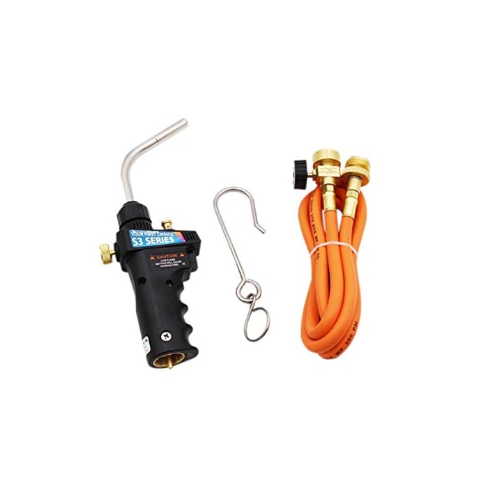 Buy YIZAN for Mapp Gas Brazing Torch TriggerStart Torch Self Ignition Trigger 1.5M Hose for All