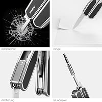 RICHARTZ PROTOOL 20+ | 20 Funktionen | Multitool mit Safety-Lock Verriegelung | rostfreier Edelstahl mit eloxierten Griffeinlagen | Sicher arretierbares Multitool Werkzeug inkl. Gürteltasche – Ansicht 3