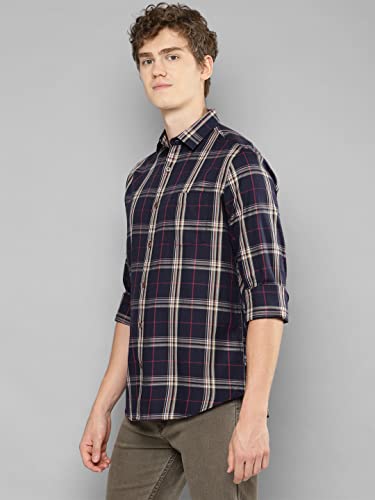 Image of Allen Cooper Checks Shirts for Men - 100% Cotton Comfort Fit Casual and Formal Shirt - Breathable, Soft, Classic Style (Multiple Colors)