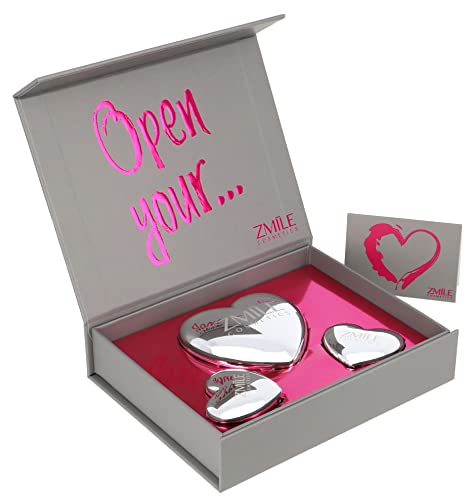 ZMILE Cosmetics Orchid Love Caja de regalo de maquillaje, contiene 3 Corazones rellenos de colorete al horno, sombra de ojos al horno y brillo de labios en crema Cover