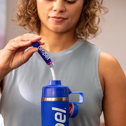 Image of Propel Electrolyte Powder Drink Mix, Raspberry Lemonade, (32 Servings), Zero Sugar, Enhanced Water Beverage, Gatorade Electrolytes, Vitamins, No Added Colors, No Artificial Flavors, Hydration