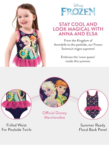 Disney Frozen Bathing Suit | Elsa Girls Bathing Suit | Girls One Piece Swimsuit | Official Frozen Merchandise2