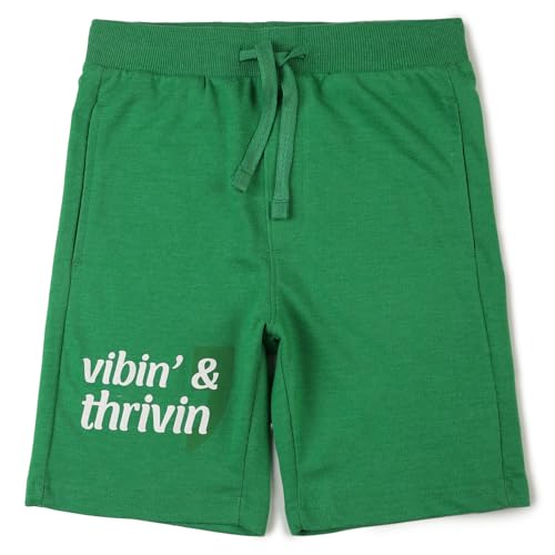 Image of Alan Jones Clothing Boys Casual Bermuda Shorts | Placement Print | French Terry | Regular Fit | Drawstring Closure | Age 5-16 Years | Lounge & Casual Wear
