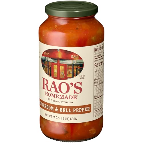 Image of Rao's Homemade Mushroom & Bell Pepper Sauce Made with Italian Tomatoes, 24 oz