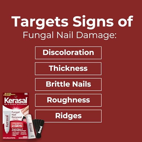 image for Kerasal Nail Renewal and Nail File Combo Pack, Restores Appearance of 