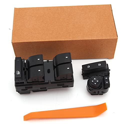 Jskapa Power Window Control Switch Front Driver Side Door Lock Switch Mirror Button Compatible With 2007-2013 Chevy Silverado Gmc Sierra 1500 2500Hd 3500Hd #TOP2