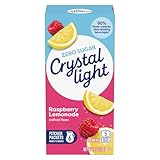 Crystal Light Raspberry Lemonade Drink Mix (72 Pitcher Packets, 12 Canisters of 6)