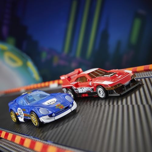 Miniatura 7 de Transformers Collaborative, Hot Wheels, Gt-Scorcher, Figura Robot Deluxe Class De 12,5 Cm, Se Convierte En Coche De Carrera, A Partir De 8 Años