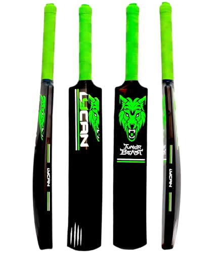 Lycan Junior Hard Plastic Cricket Bat Size 3, Age 6-8 Year Old Kids # 1pc Cricket bat only