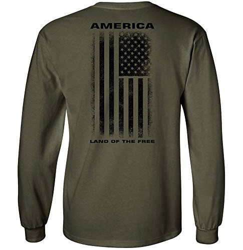 Joe's USA Vintage America Land of The Free Flag T-Shirts,Tanks and Hoodies
