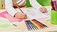 BIC Kids Buntstifte ECOlutions Evolution, zum Malen in 24 Farben, im Karton Etui, ab 5 Jahre, Bruchsichere Mine & ohne Holz