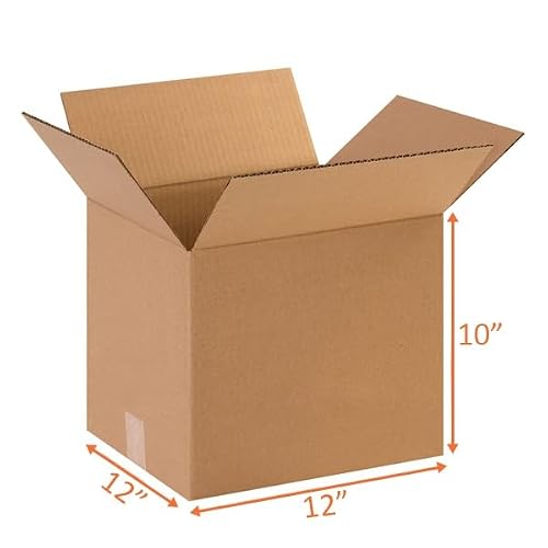 Ucanpack Large Shipping Boxes 12 x 12 x 10\" Made in USA - 25 Pack Corrugated Shipping Boxes for Small Business Packaging Boxes Corrugated Shipping Boxes - Shipping Boxes Large