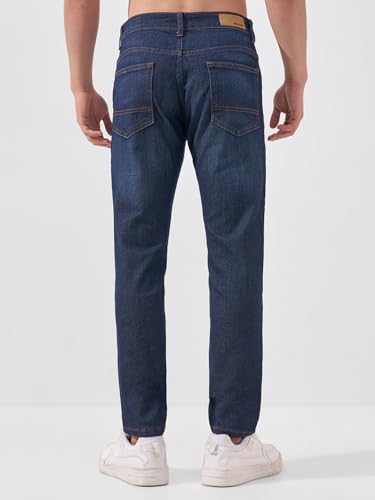 Image of Highlander Men's Straight Fit Jeans | Mid Rise | Stretchable Fabric | Designed for Comfort & Ease of Movement | Jeans for Man