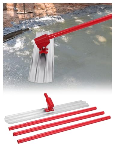 Kit de paleta de hormigón y flotador de toros con soporte ajustable para acabado profesional de hormigón