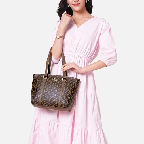 Image of Lavie Women's Mono LL Veronica Tote Bag for Women | Tote Handbag for Work | Ladies purse | Stylish Shoulder Bag | Gift for Women