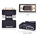 Tendak Active 1080P Female HDMI to VGA Male Converter Adapter Dongle with 3.5mm Stereo Audio Portable HDMI Connector for Laptop PC PS3 Xbox STB Blu-ray DVD TV Stick
