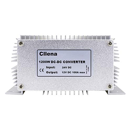 Image of DC 24V to 12V 100A 1200W Waterproof Buck Transformer Power Supply