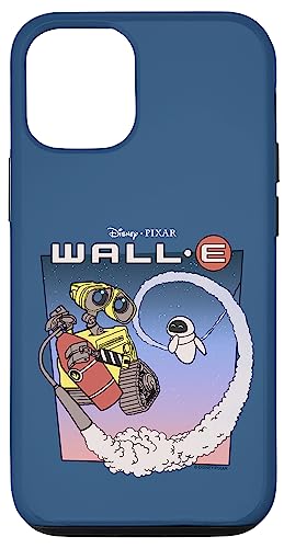 Coque iPhone 12 Pro Wall-E Eve motif spatial poétique et durable