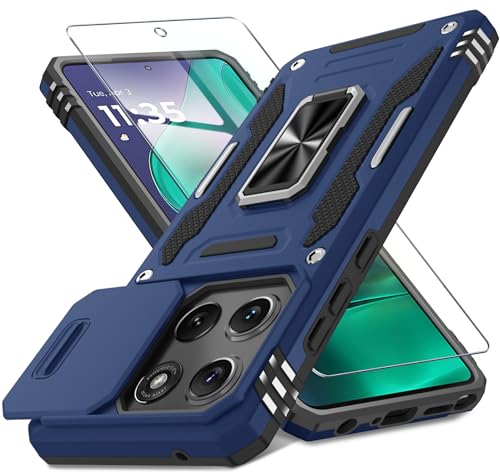 Coque Moto G Stylus 5G 2025 DEERLAMN avec protection écran et béquille