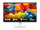 LG 27US50Z Monitor 27" Ultra HD 4K, IPS, 3840x2160, HDR 10, DCI-P3 90%, 60Hz, 5ms (GtG), FreeSync, HDMI 2.0, DisplayPort, Uscite Cuffie, Reader Mode, Flicker Safe, Bianco