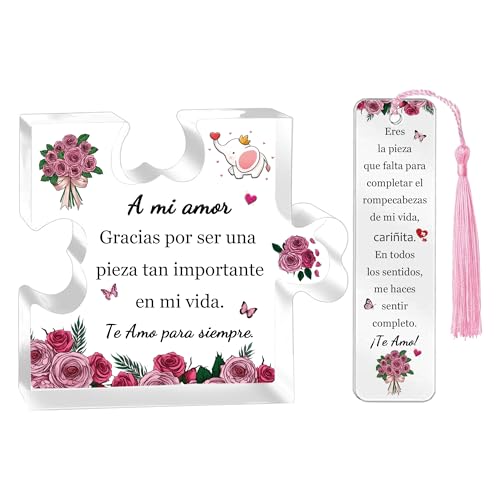 A Mi Amor Regalos Esposa Día de San Valentín del Marido Novia Signos Forma Rompecabezas Marcador 2 piezas Set Cumpleaños Aniversario de Bodas Placas Acrílicas Navidad Mujeres A Mis Recuerdos de Amor A Mi Amor Regalos Esposa Día de San Valentín del Marido Novia Signos Forma Rompecabezas Marcador 2 piezas Set Cumpleaños Aniversario de Bodas Placas Acrílicas Navidad Mujeres A Mis Recuerdos de Amor