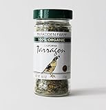 McFadden Farm Organic Tarragon, Dried Herb, Grown and packed in the U.S.A, 0.46 oz in glass jar