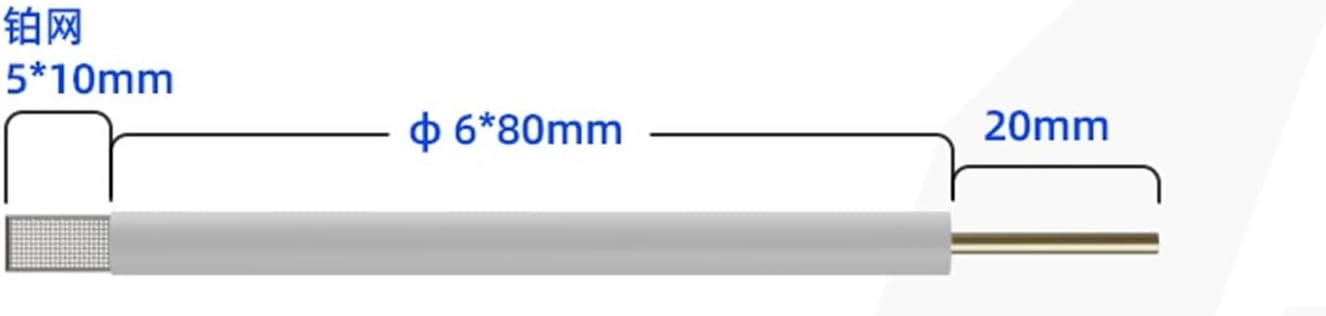 Electrode 5/10/15/20/30/40mm Platinum Mesh Electrodes Auxiliary Electrodes Photoelectric Electrodes(Pt5*10)