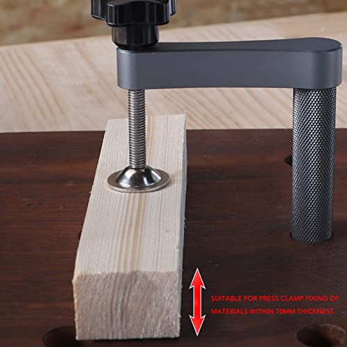 Braçadeira de Fixação, Carpintaria Clipe Fixo Rápido Alta Dureza Ajustável Cinza de Ação Rápida para